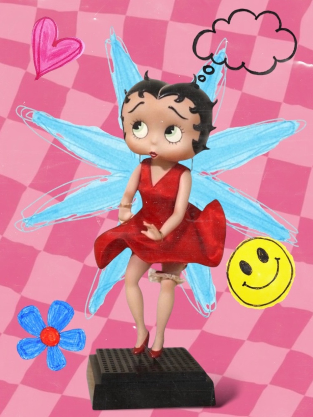 Betty Boop Porcelain Statuette 1995 Toast of The Town